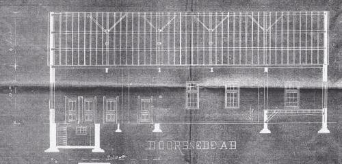 Bondszaal 1924 doorsnede