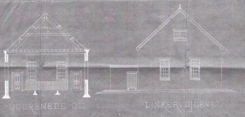 Bondszaal 1924 linker zijgevel