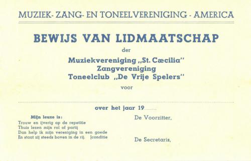 2.06 De lidmaatschapskaart uit 1927