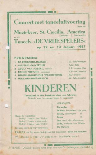 1947 Affiche muziekfestival