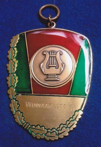 1977 Medaille voorronde muziekfestival