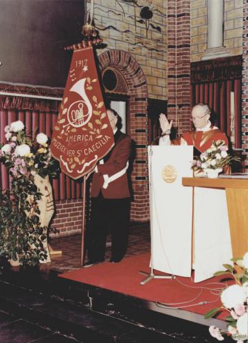 1980 Inzegening nieuw vaandel