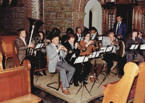 1980 Inzegening nieuwe vaandel Ericakapel