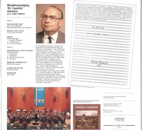1982 America Musiceert I achterzijde