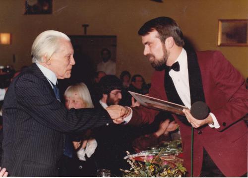 1982 Uitreiking eerste LP Meister Rongen