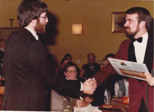 1982 Uitreiking eerste LP Rene IJzermans