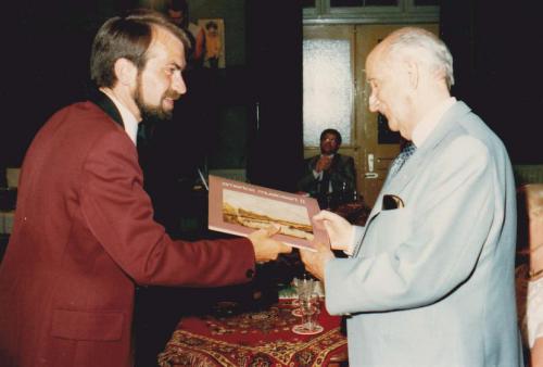 1986 Uitreiking dubbel LP Henk Badings