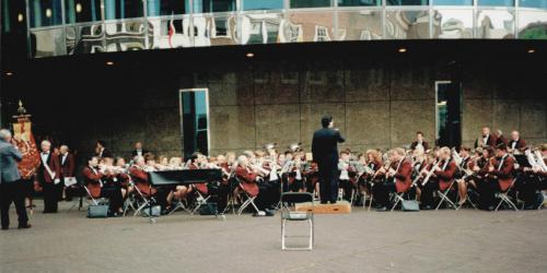 1992 Opluistering opening nieuwbouw Tweede Kamer Den Haag 1